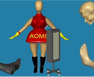 Sharp Shape Foot Scanner AOMS System and customer
